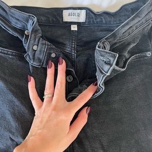 Agolde Riley stretch black jeans size 28 worn only once!